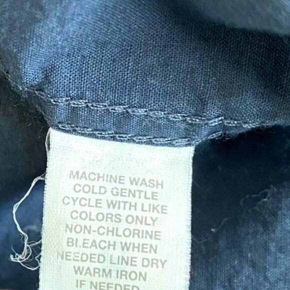 Express Mens Precision Fit Y2K Teal Blue Western Vibe Embroidered Button‎ Down L - Picture 6 of 6